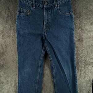 VTG Levi’s 565 Women Size 14 Loose Fit Blue Denim Jeans All Cotton ACTL 25x26.5